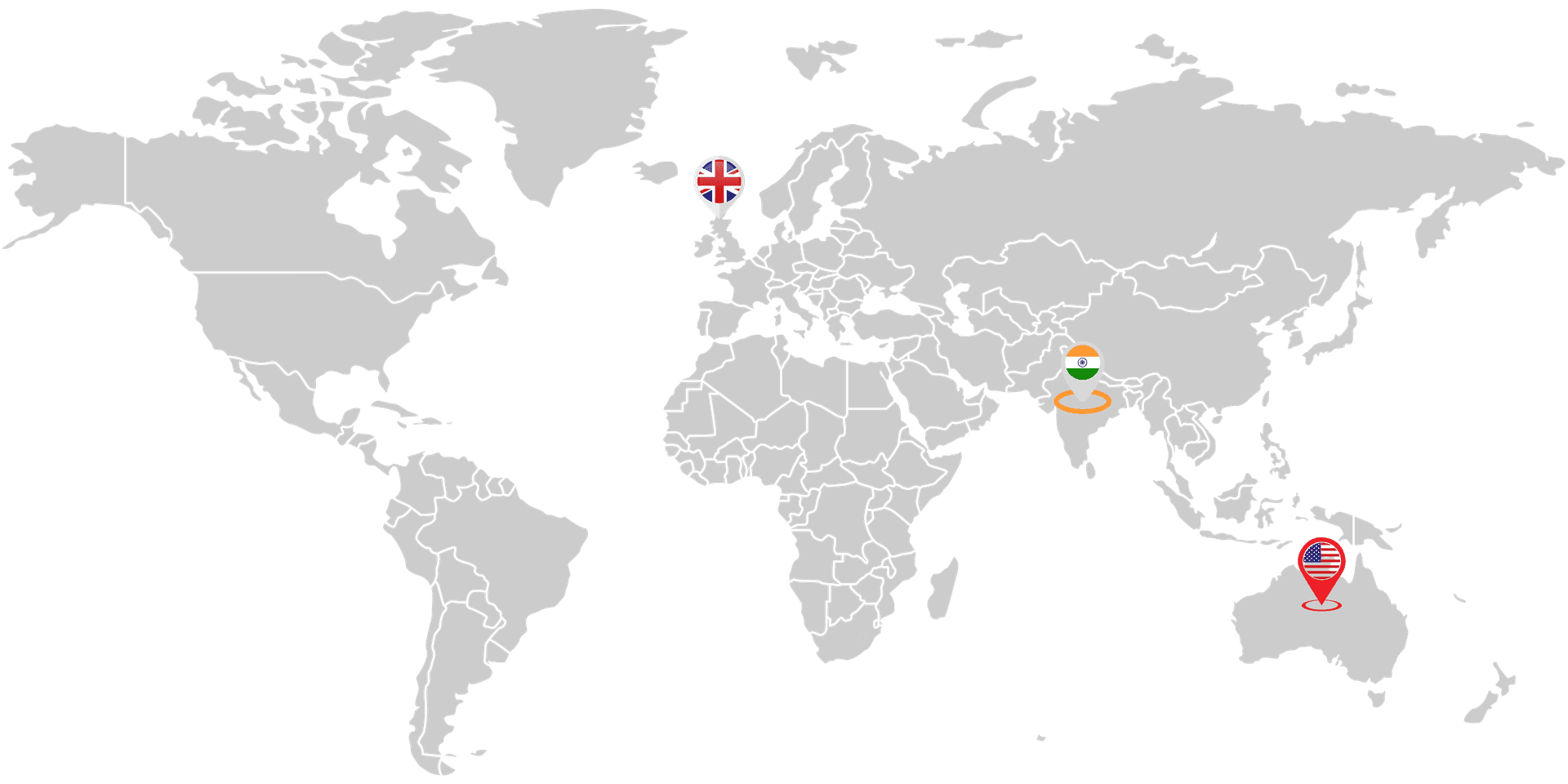 World Map with Flags